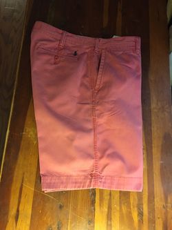 Male Red Ralph Lauren Polo Shorts Size 36 Flat