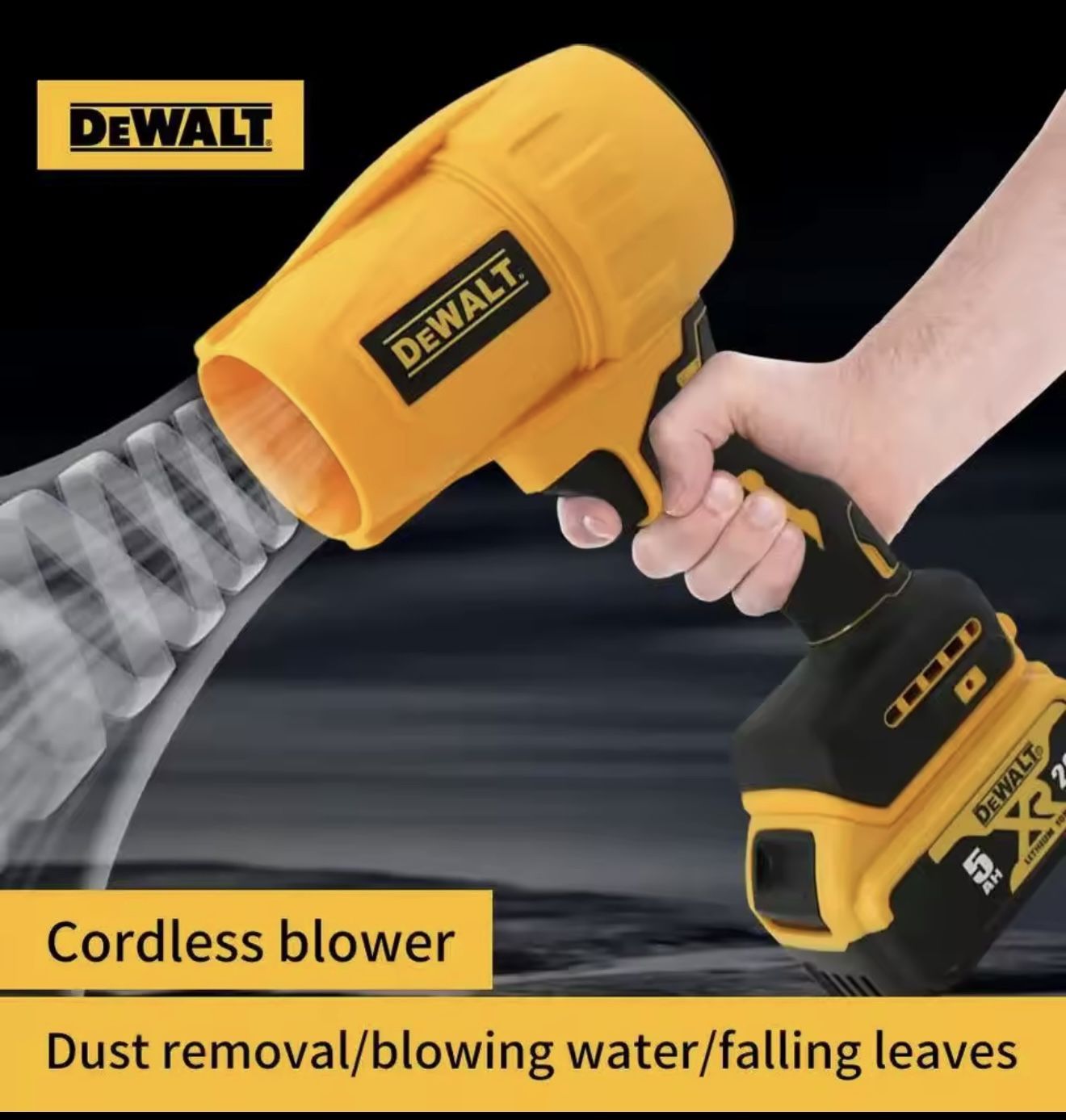 Dewalt Cordless Dust Air Blower 20v Brushless New In Box With Attachment