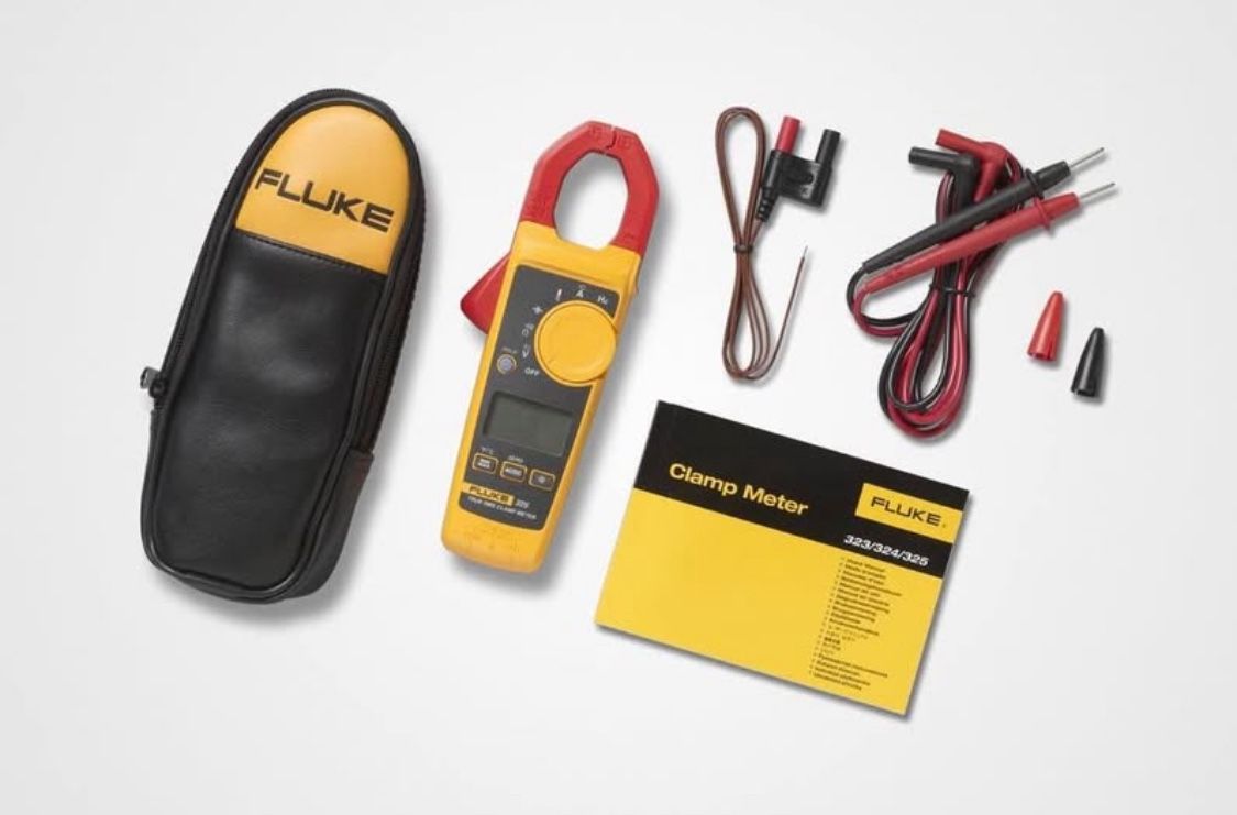 FLUKE Digital Clamp Meter: Clamp-Jaw Jaw, CAT III 600V/ CAT IV 300V, TRMS, 400 A Max. AC Current