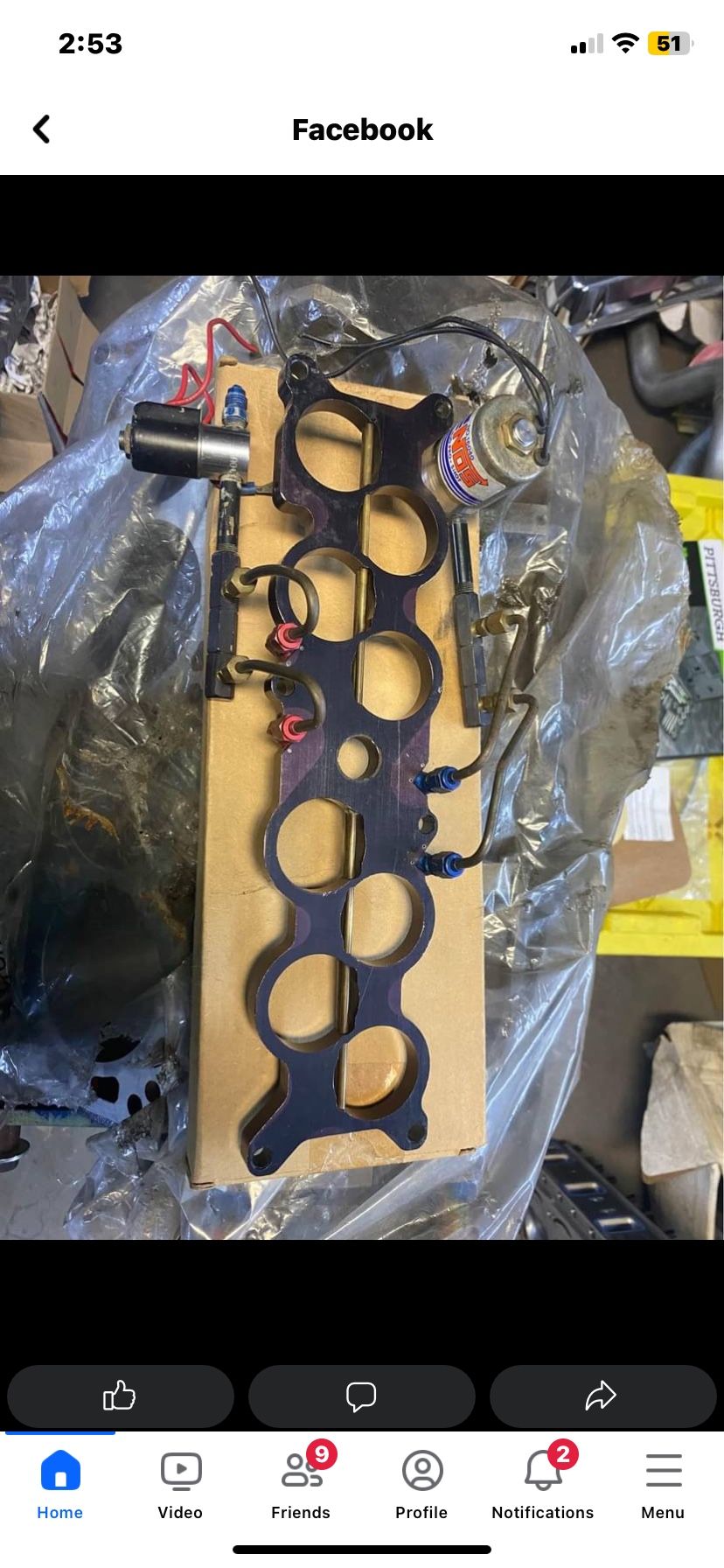 gt40 nitrous plate