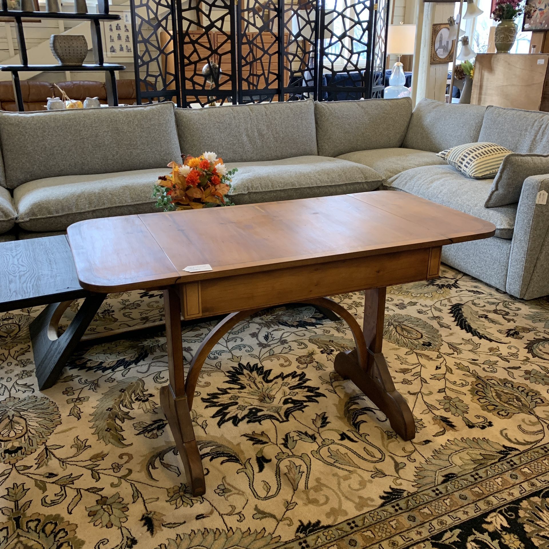 Drop Leaf 2 Drawer Console Table