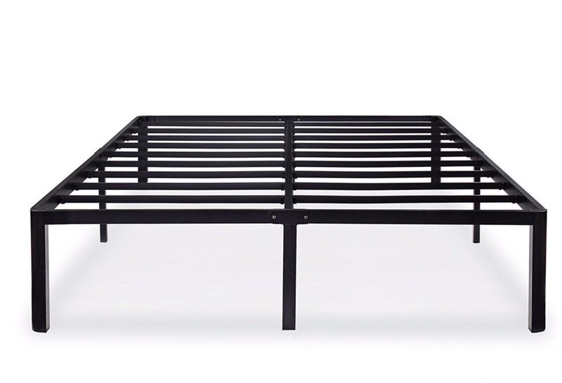 OLEE SLEEP 14 INCH T-3000 HEAVY DUTY STEEL SLAT BED FRAME