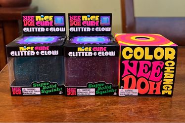 Nee Doh nice cube glitter € glow. $25.00 each