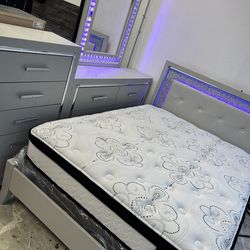 STUNNING LED BEDROOM SET