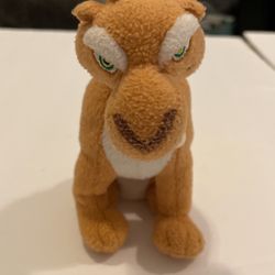 TY- Beanie Ice Age Dawn Of The Dinosaurs Diego Plush Toy  6"- Tall .