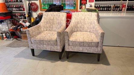 Pair of Upholstered Accent Chairs
