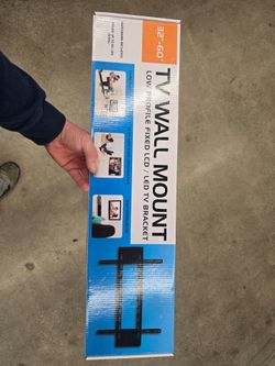 TV Wall Mount Bracket 32-60" Low Profile Fixed LCD LED Heavy Duty NEW