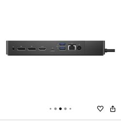 Dell WD19 180W Docking Station (130W Power Delivery) USB-C, HDMI, Dual DisplayPort, Black