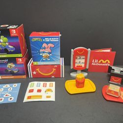 McDonald’s Toy Bundle - Lil McDonald’s, Crocs, Mario Kart And Hello Kitty x Ninja Turtles