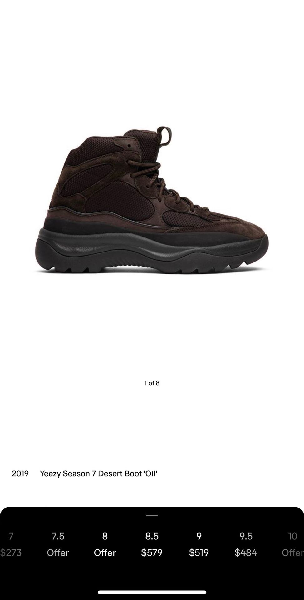 Yeezy Season Desert Boot Cinder