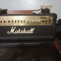 Marshall Head And Line 6 Four Speaker Cabinet $250 , Schecter Bass Guitar 200