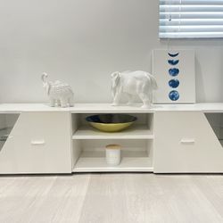 High Gloss TV Stand with Blue LED 