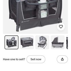 Baby Trend Playpen With Chnaging Table And Rocking Bassinet 