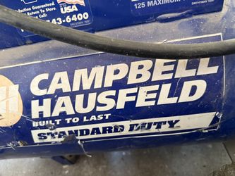Campbell Hausfeld Portable Air Compressor Model WL604004