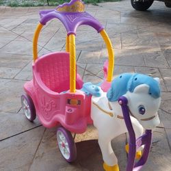 Little Tikes Princess Horse And Carriage.  100 At Wal-Mart Store 