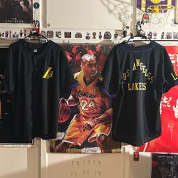 Lakers Button Up Jersey Size XL NEW
