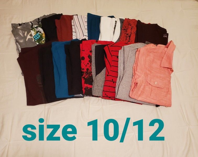 Boys Shirts Size 10/12