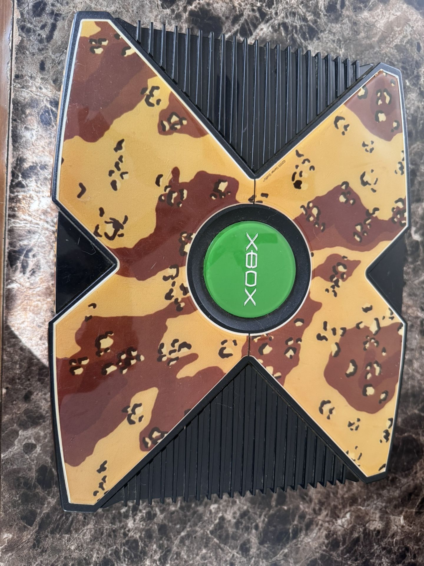 OG Xbox Camo Wrapped For Part Or Repair! Console Only