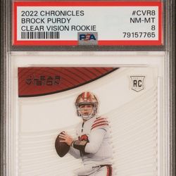2022 Chronicles Brock Purdy Clear Vision PSA