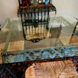 Glass Top Table And Chairs  