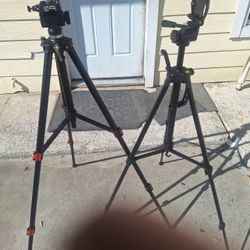 1 RCA/ 1 Targus Aluminum Tri-Pods for Photography/Video/Podcast etc.