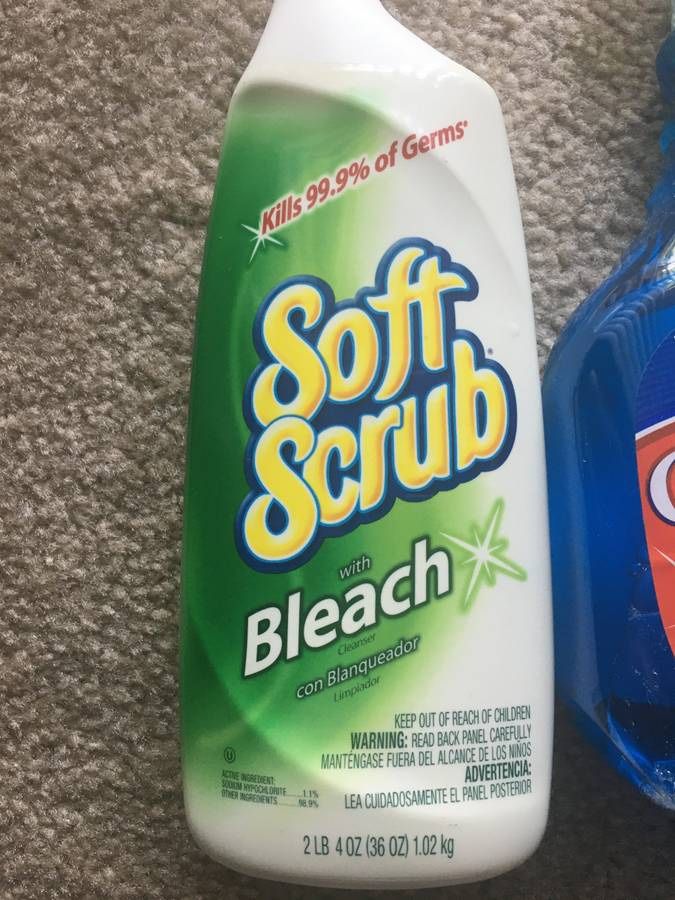 New! Soft Scrub Cleaner With Bleach
