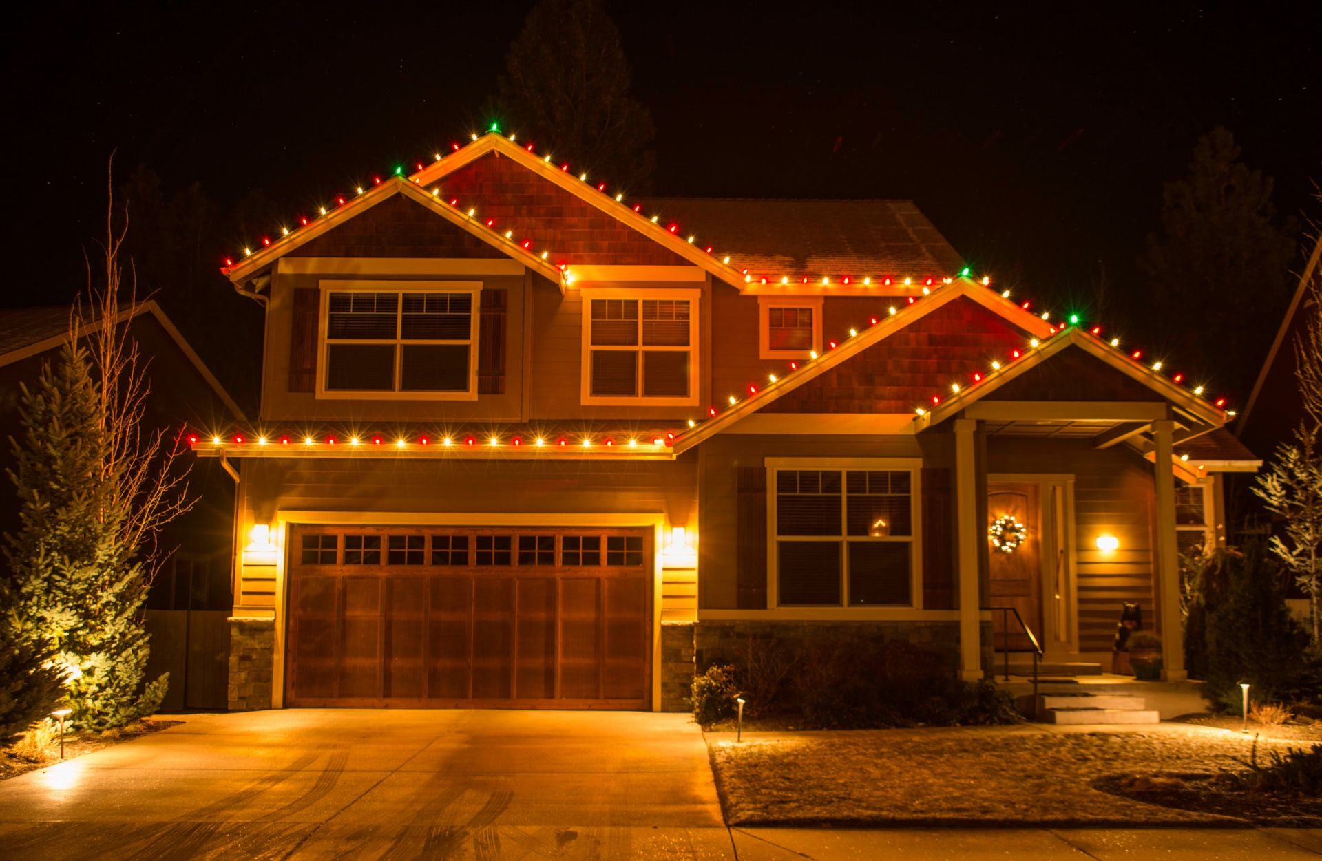 Christmas and Halloween Holiday Lights