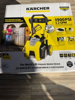 Karcher K1900PS Electric Pressure Washer, 1900 PSI, 1.2 GPM