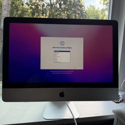 Apple iMac 21.5-Inch - Late 2015 + keyboard + mouse