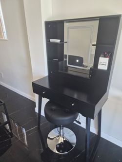 Vanity with new stool