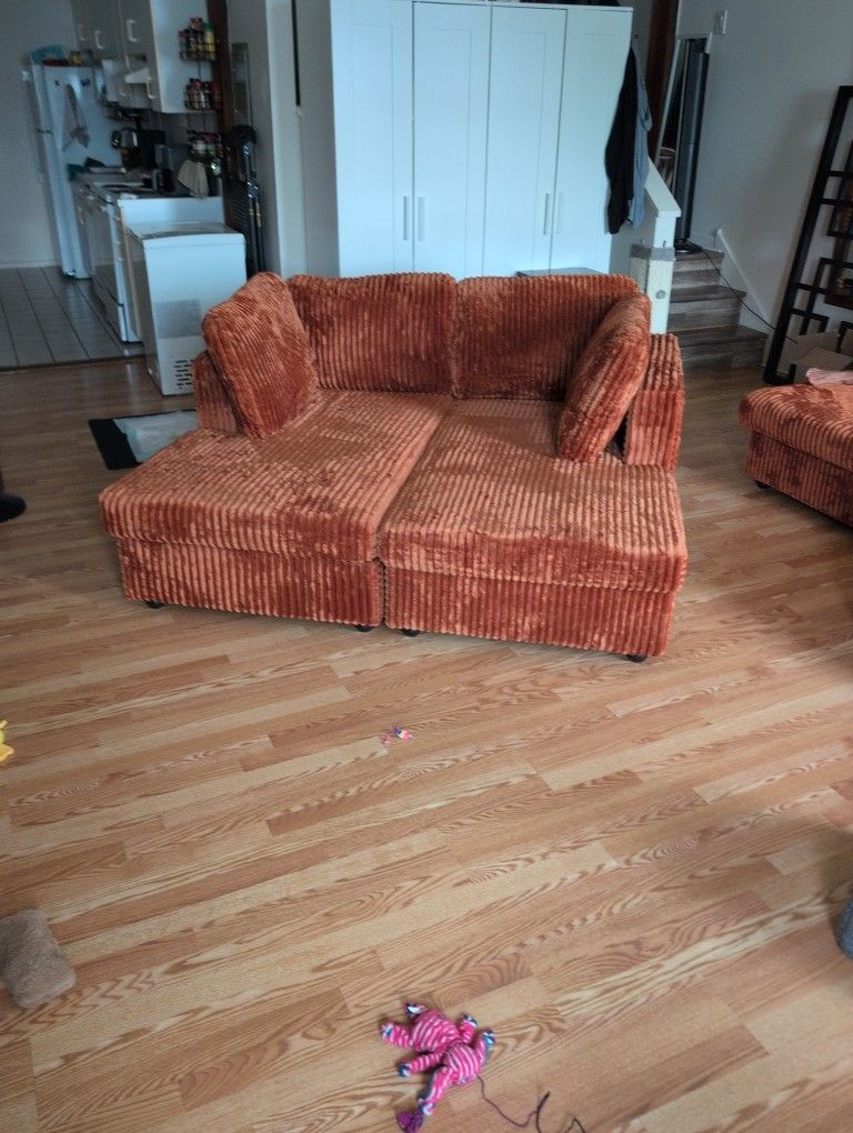 Corduroy Chaise Lounger