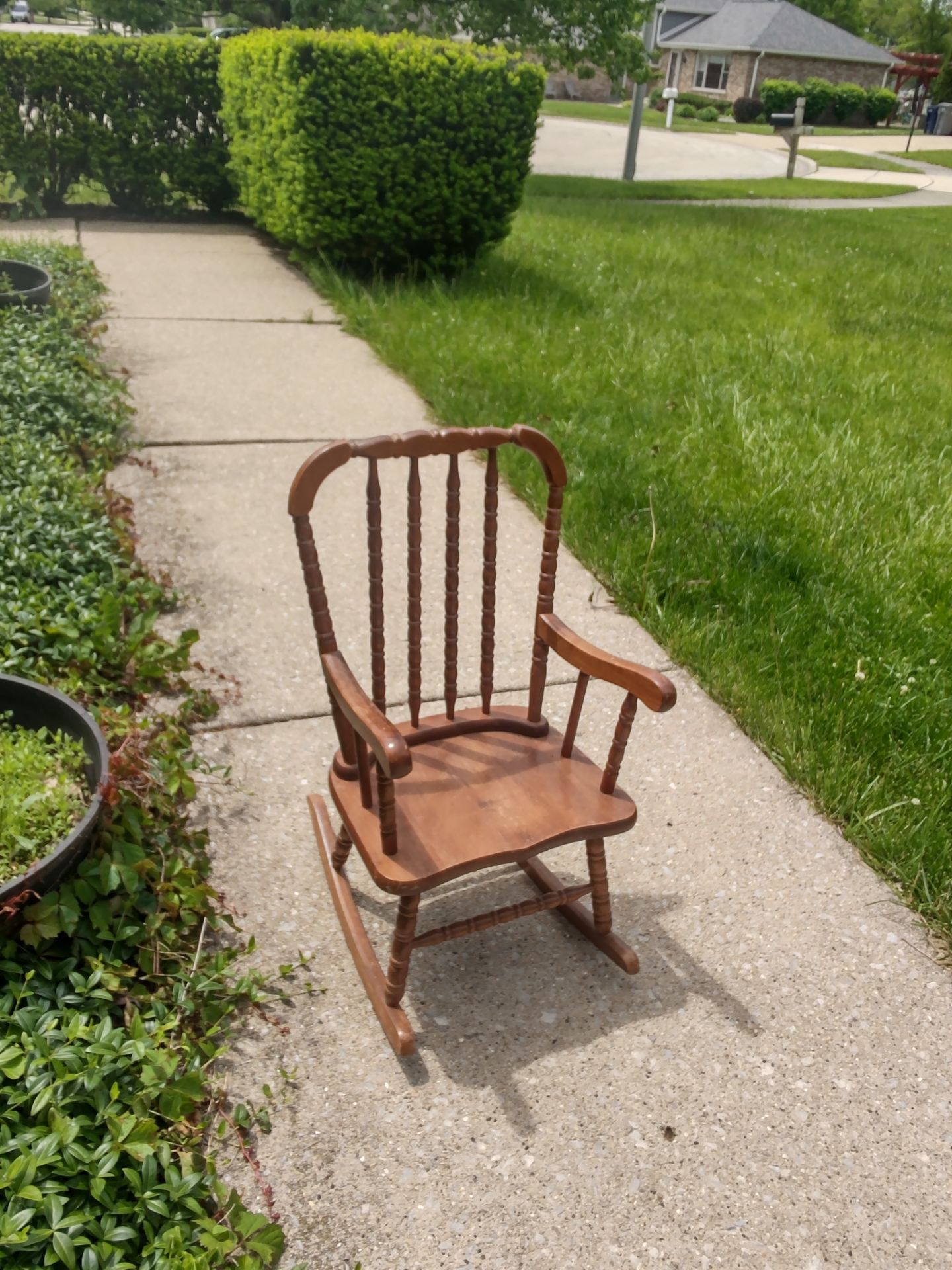 Child size rocking chair