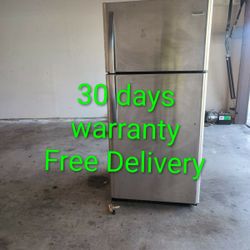 Frigidaire Stainless Steel Refrigerator 18 Cu Ft 