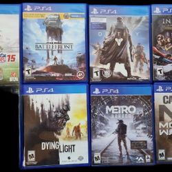PS4 7 Game Bundle