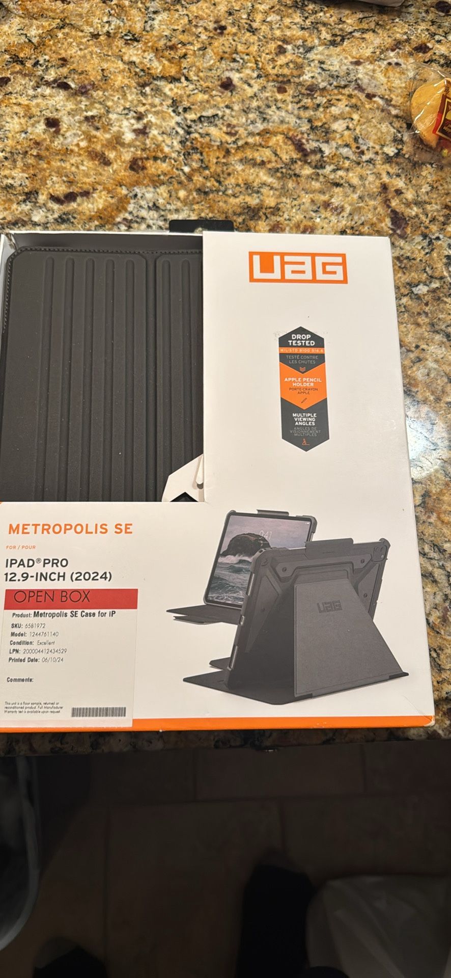 UAG Metropolis SE Case for iPad Pro 13" 2024 (Gen 7/M4 chip) - Black