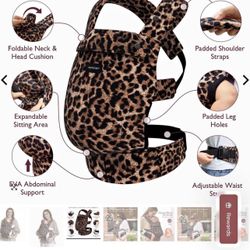 Mom Cozy Baby Carrier Leopard