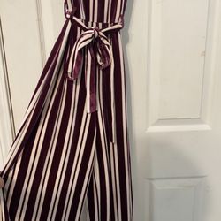 Forever 21 Velvet One Piece Jumpsuit Romper 
