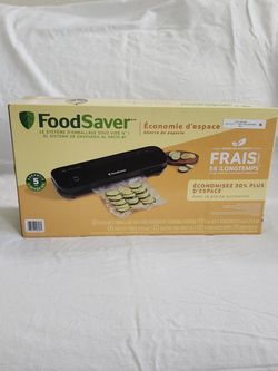 Brand New FoodSaver Space Saving Vacuum Sealer – Sealed