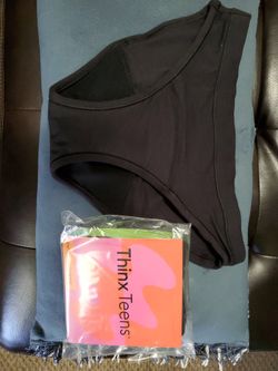 Period Underwear M Size 11-12 ( 1 Pack) Black 