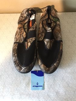 O’rageous Men Water Shoes Realtree Edge Aquasock Size 12  Academy New