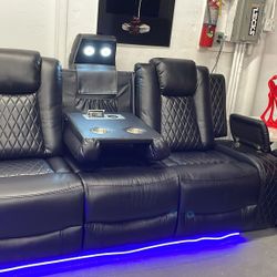 Sofa Y Loveseat Reclinables Eléctrico 