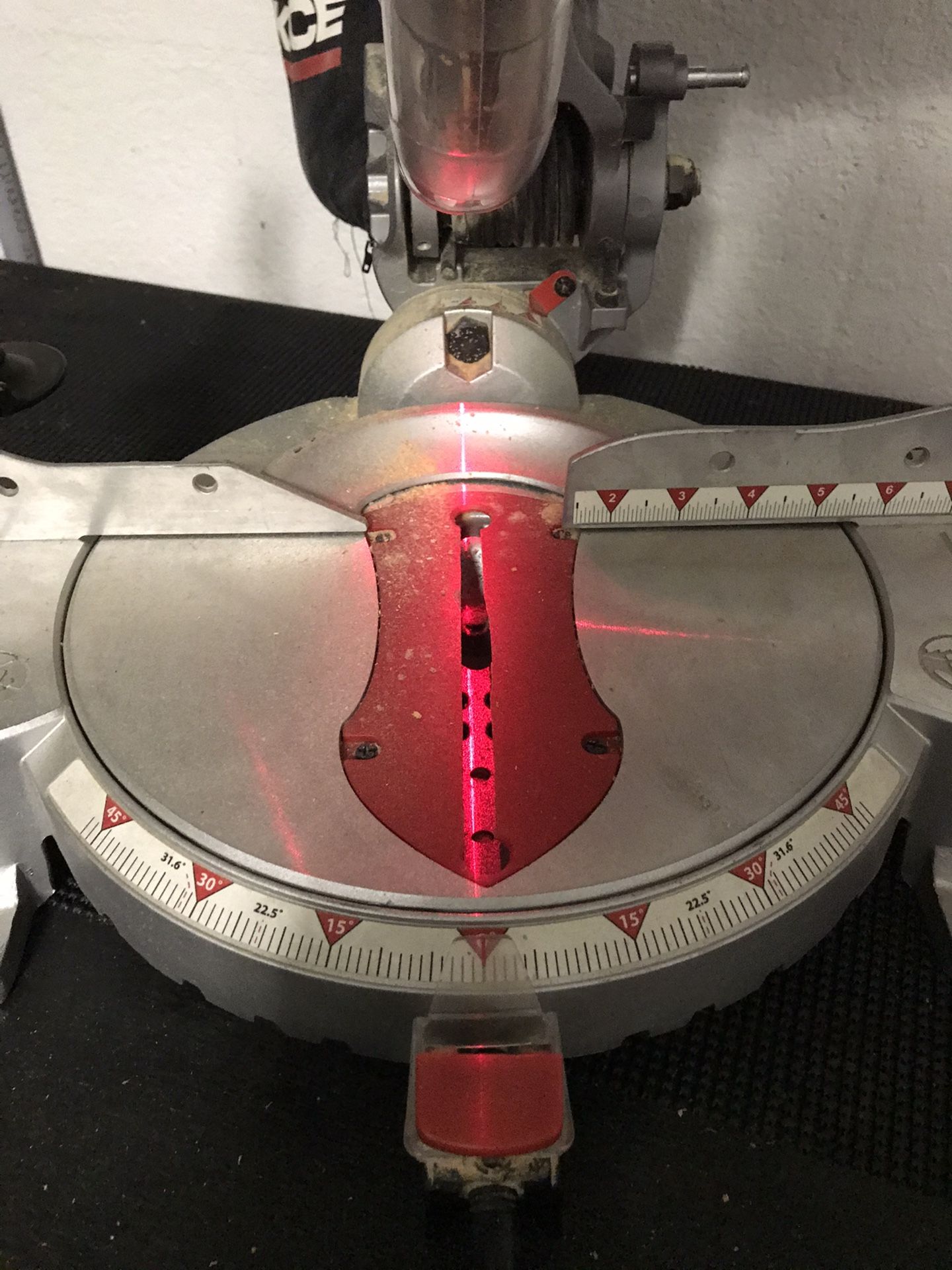 Task Force 10 inch compound miter chop saw with laser for Sale in