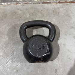 40 LB Iron Kettlebell