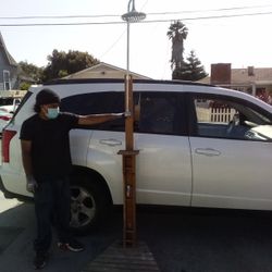 Outdoor Shower Solid Wood 