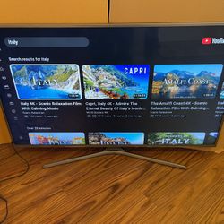 Samsung 55” Smart TV 4K SUHD In Good Condition With New Remote Control. $140 Firm On Price
