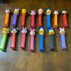 Pez Dispenser Disney Lot of 15 Vintage 