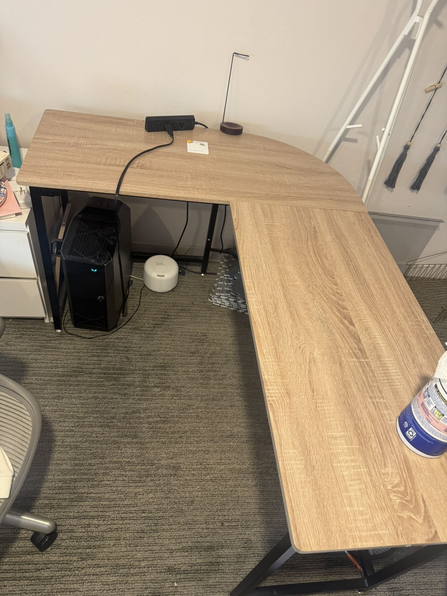 L shape desk