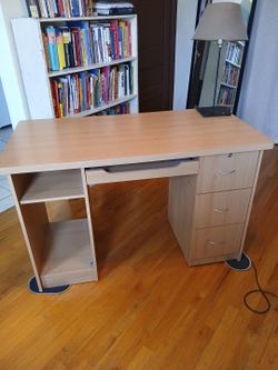 Wooden desk