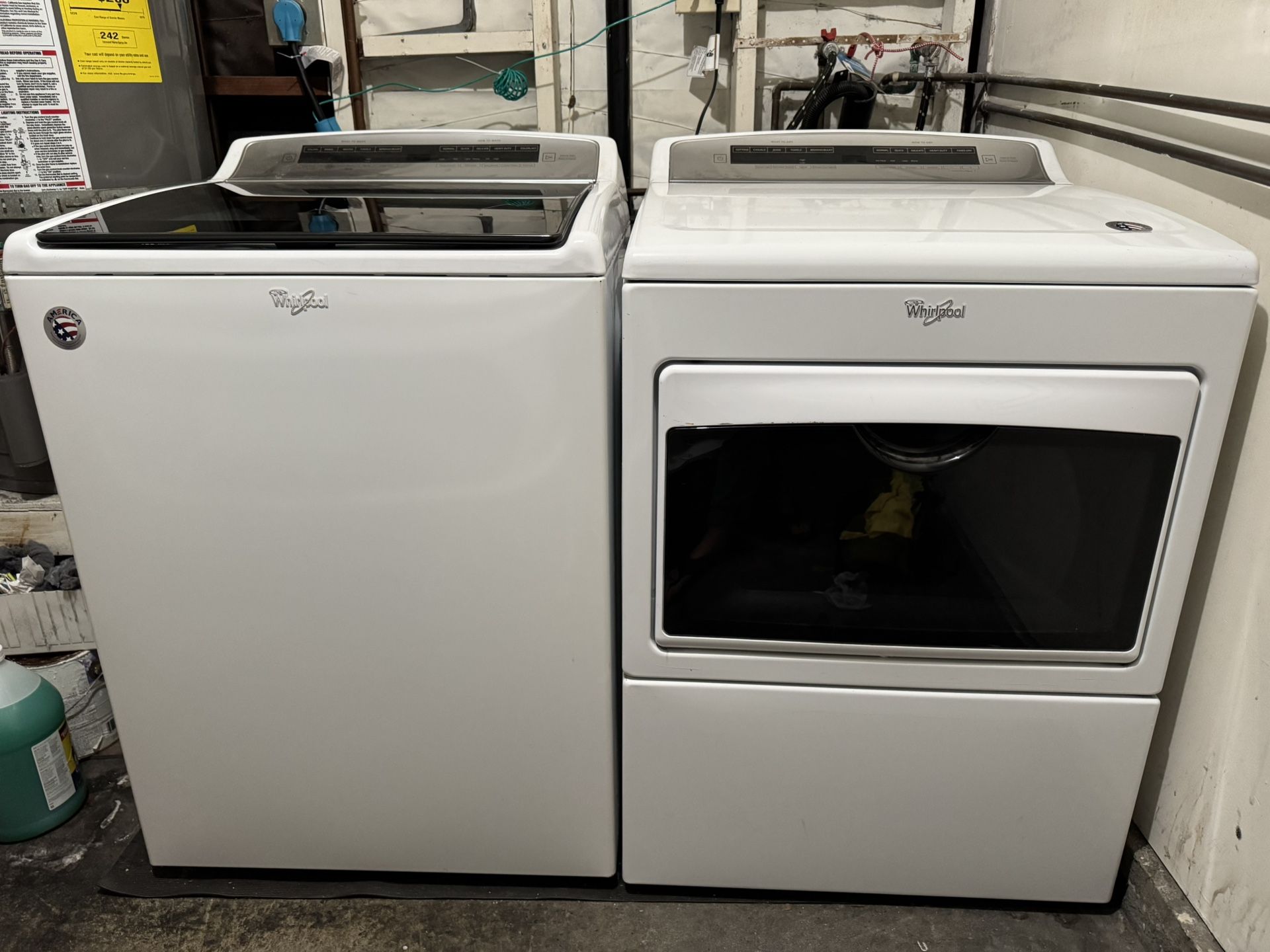Whirlpool Washer and Electric Dryer