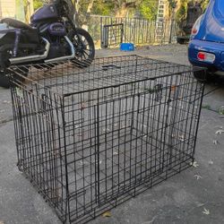 Two Dog Kennels &One Rabbit Cage